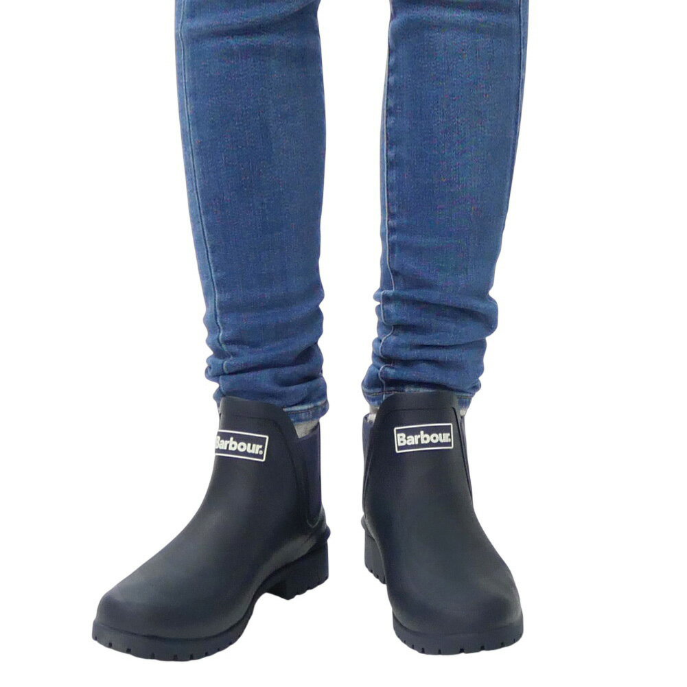 BARBOUR バブアー レインブーツ LRF0066 WILTON レディース ダークネイビー