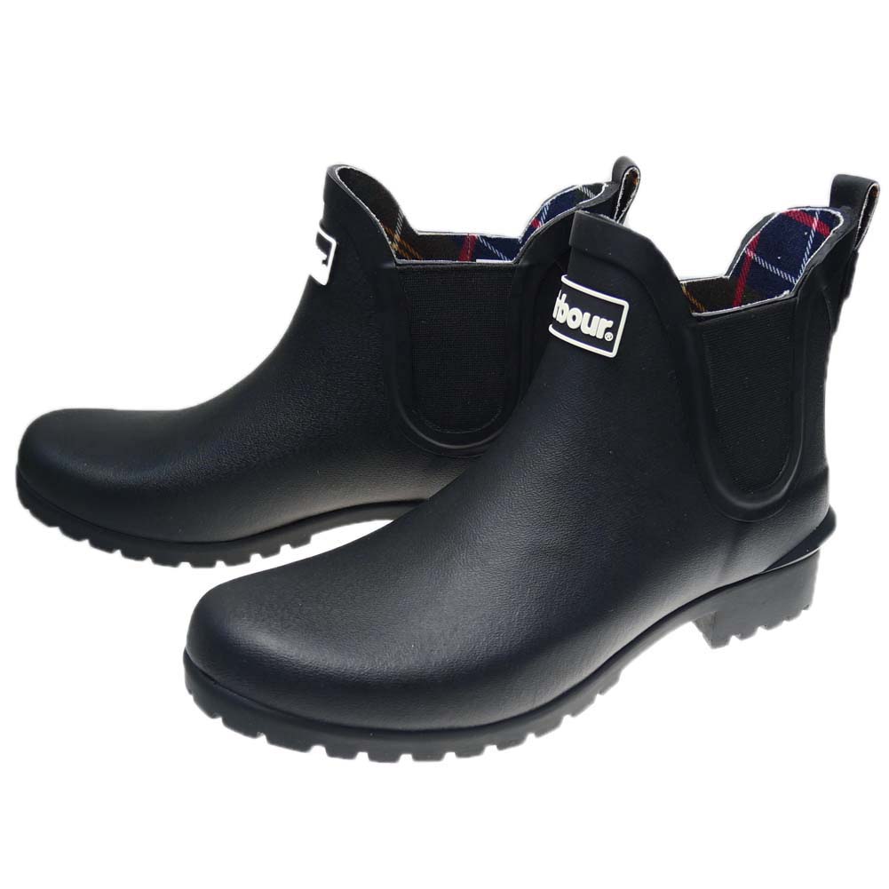 楽天TRE STYLEBARBOUR バブアー レインブーツ LRF0066 WILTON レディース ブラック 定番 人気商品