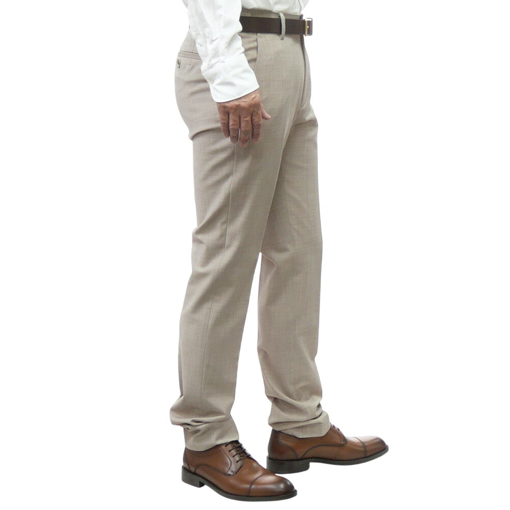 BERWICH ベルウィッチ ストレッチパンツ MORELLO ELAX GT1442X メンズ イージーパンツ スラックス ビジネス ブランド グレージュ