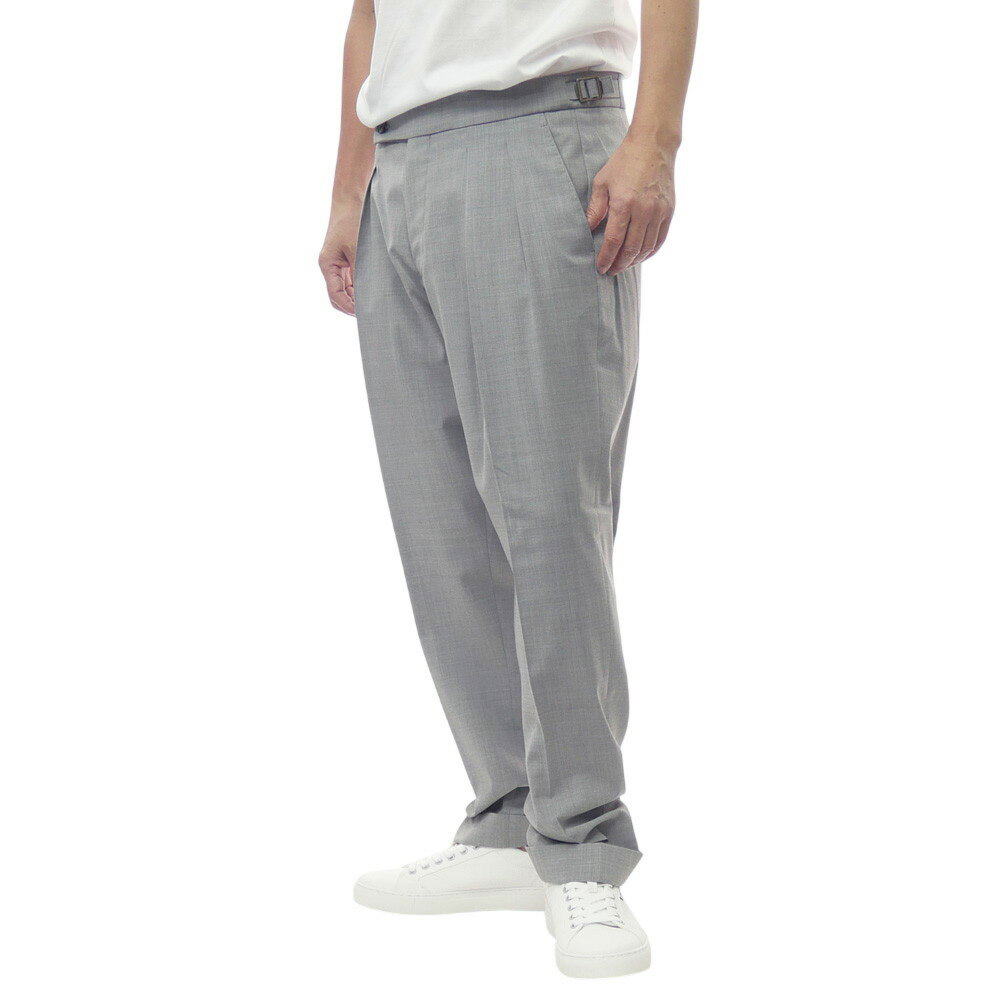 Two Tuck - BERWICH ベルウィッチ 2プリーツパンツ SCOTCH PO1383X メンズ グレー 2026春夏新作