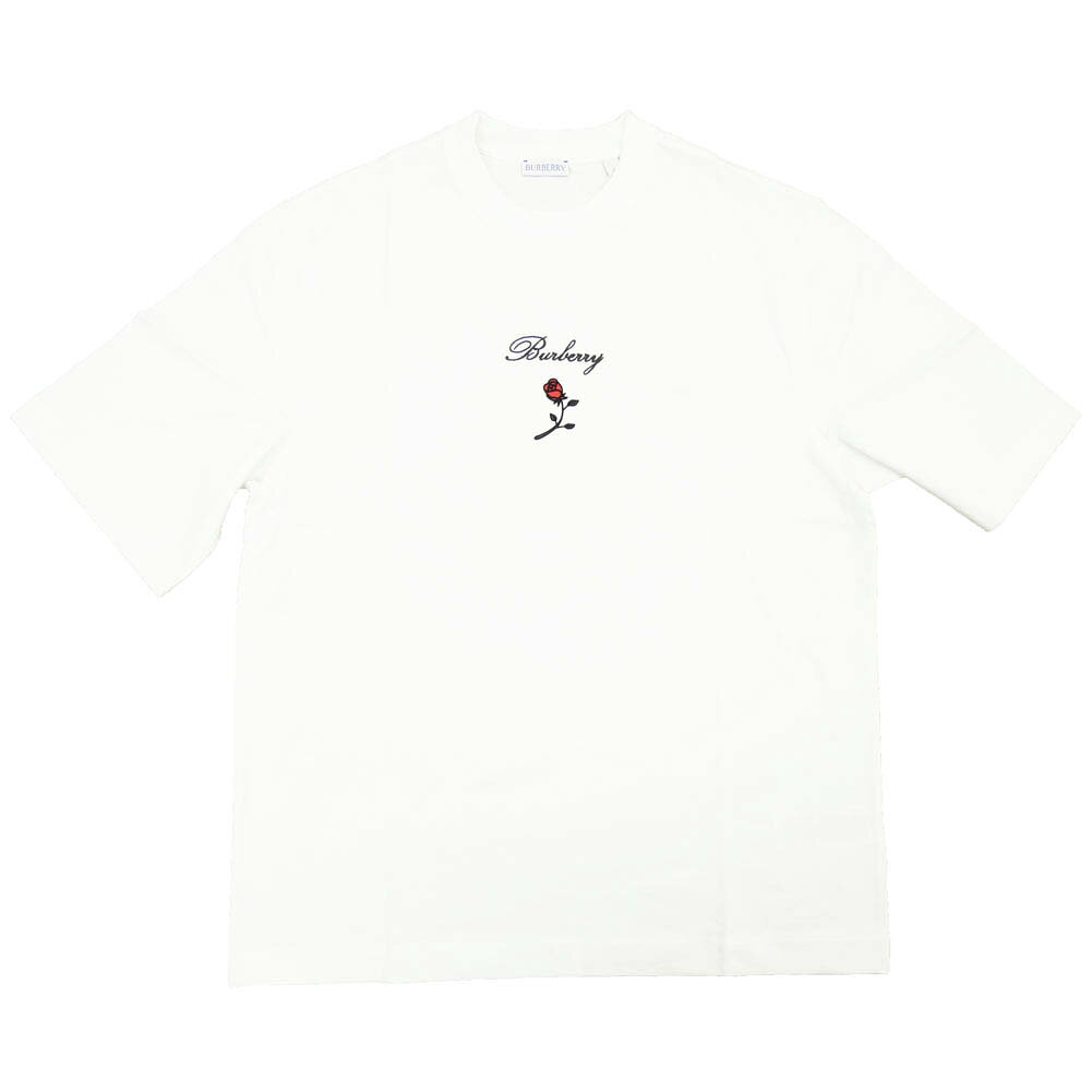 BURBERRY バーバリー クルーネック Tシャツ 8083728 1 SP24-GRAPHICS-SIC-14 メンズ ホワイト