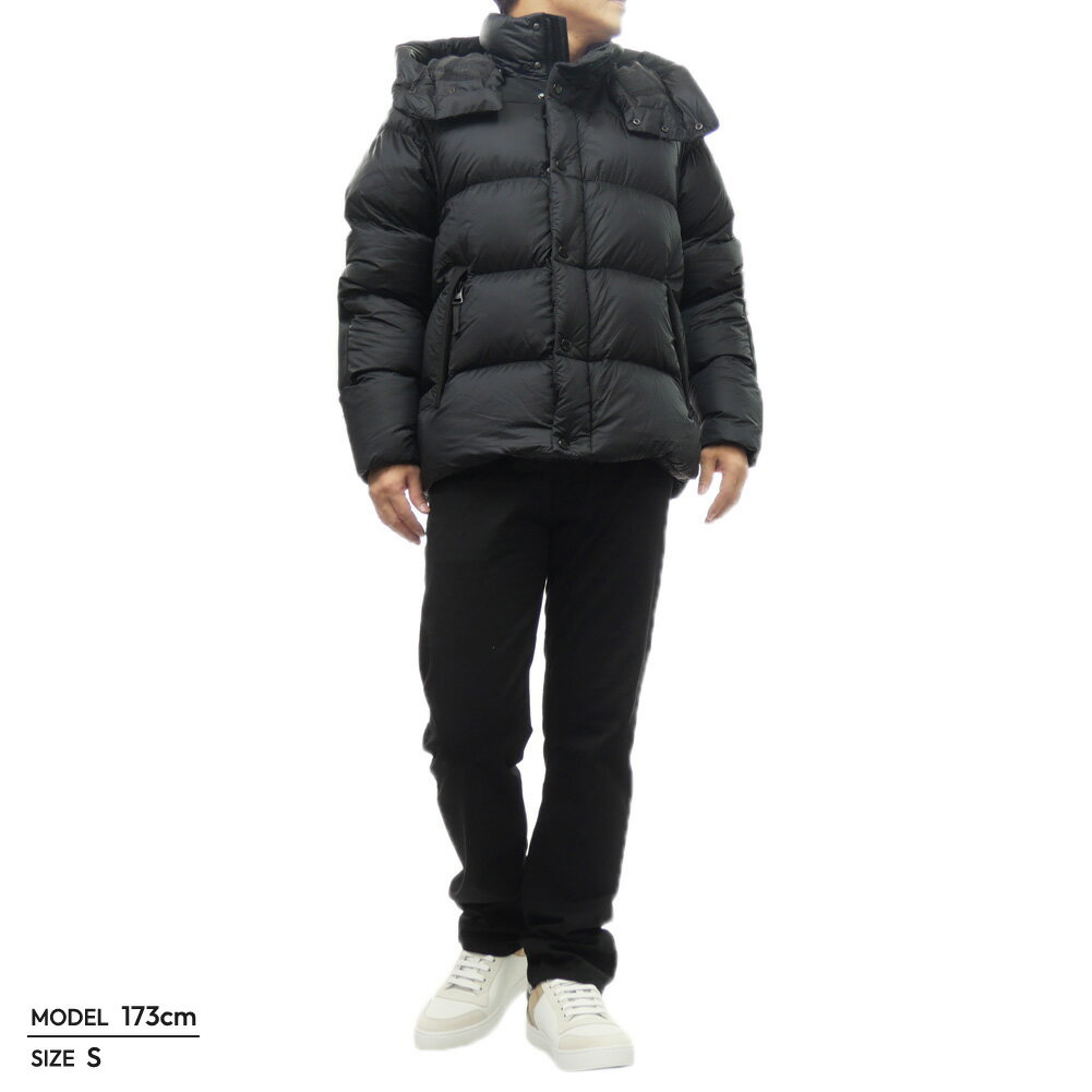 BURBERRY バーバリー ダウンブルゾン 8096382 1 VIAMANZONI メンズ ブラック