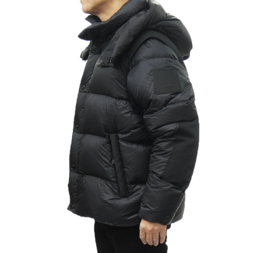BURBERRY バーバリー ダウンブルゾン 8096382 1 VIAMANZONI メンズ ブラック