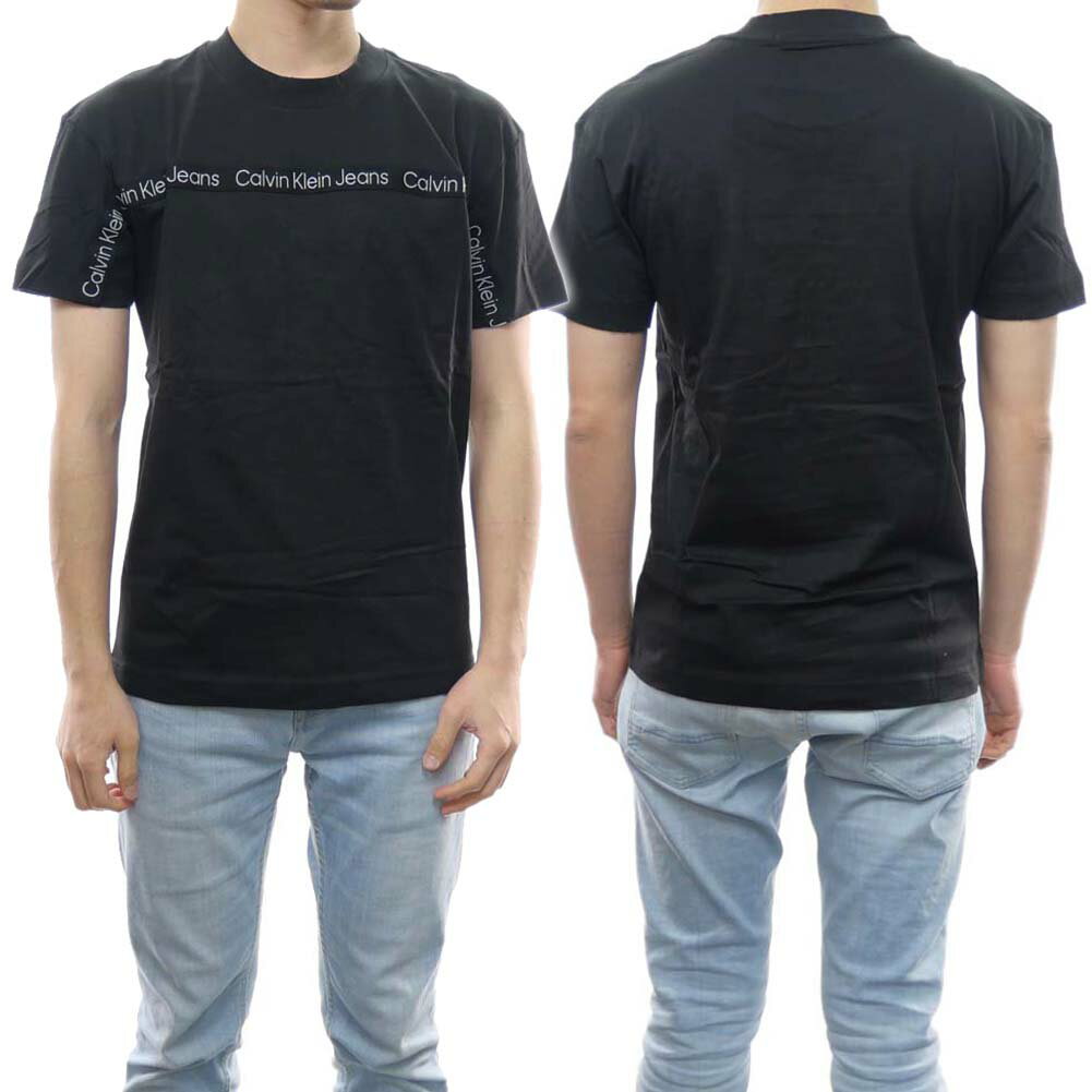 カルバン・クライン Tシャツ メンズ (カルバンクラインジーンズ)CALVIN KLEIN JEANS メンズクルーネックTシャツ J30J323253 ブラック