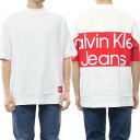 (カルバンクラインジーンズ)CALVIN KLEIN JEANS メンズクルーネックTシャツ J30J322508 ホワイト