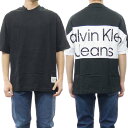 (カルバンクラインジーンズ)CALVIN KLEIN JEANS メンズクルーネックTシャツ J30J322508 ブラック