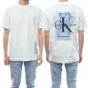 カルバン・クライン Tシャツ メンズ (カルバンクラインジーンズ)CALVIN KLEIN JEANS メンズクルーネックTシャツ J30J322613 ホワイト