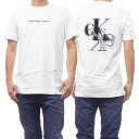 CALVIN KLEIN JEANS カルバンクラインジーンズ クルーネック Tシャツ J324646 メンズ ホワイト(4)