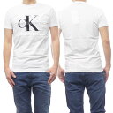 楽天TRE STYLE（カルバンクラインジーンズ）CALVIN KLEIN JEANS メンズクルーネックTシャツ J320935 ホワイト /定番人気商品