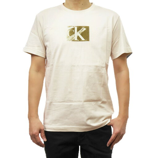 CALVIN KLEIN JEANS カルバンクラインジーンズ クルーネックTシャツ J327077 メンズ ベージュ CALVIN KLEIN JEANS カルバンクラインジーンズ クルーネックTシャツ J327077 メンズ ベージュ