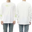 (ディーゼル)DIESEL メンズクルーネックロングTシャツ A06767 0GRAM / T-JUST-LS-E5 ホワイト