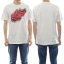 DIESEL ディーゼル クルーネック Tシャツ A09754 0AAXJ T-JUST-E43 メンズ ホワイト