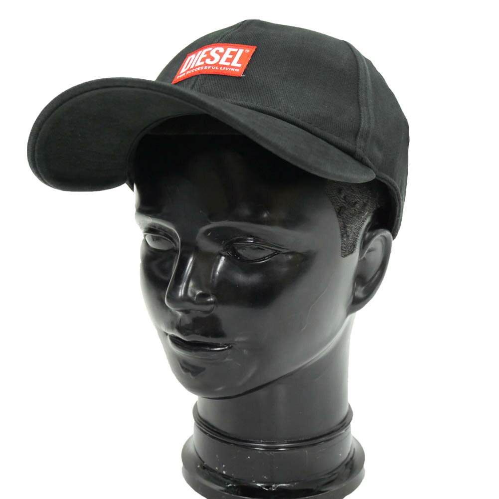 ディーゼル DIESEL ディーゼル キャップ A11360 0BLAA CORY-JACQ-WASH メンズ ブラック