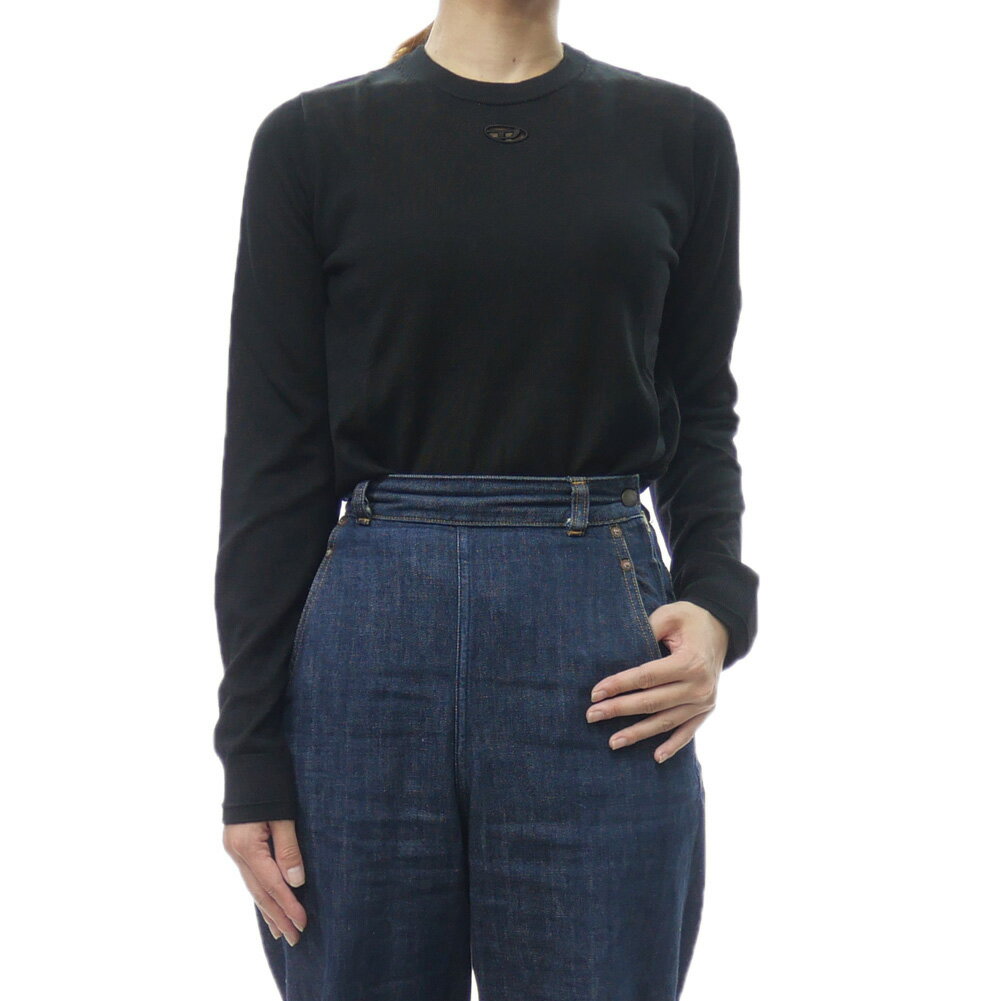 Rakuten - DIESEL ディーゼル クルーネック ニット セーター A17498 0DCCH M-ALINESA-KNITWEAR レディース ブラック