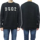 (ディースクエアード)DSQUARED2 メンズニット セーター S71HA1137 S18089 ブラック