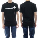 (ディースクエアード)DSQUARED2 メンズクルーネックTシャツ S71GD1278 S23009 ブラック