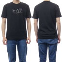 (エンポリオアルマーニ)EMPORIO ARMANI EA7 メンズクルーネックTシャツ 3LPT71 PJM9Z ブラック