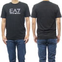 (エンポリオアルマーニ)EMPORIO ARMANI EA7 メンズクルーネックTシャツ 3RPT71 PJM9Z ブラック