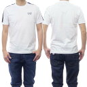 (エンポリオアルマーニ)EMPORIO ARMANI EA7 メンズクルーネックTシャツ 3DPT35 PJ02Z ホワイト /2024春夏新作