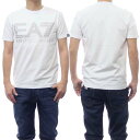 (エンポリオアルマーニ)EMPORIO ARMANI EA7 メンズクルーネックTシャツ 3DPT37 PJMUZ ホワイト /2024春夏新作