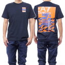 (エンポリオアルマーニ) EAEMPORIO ARMANI 7 メンズクルーネックTシャツ 3DPT12 PJ7BZ ネイビー/2024春夏新作