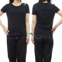 EMPORIO ARMANI エンポリオ アルマーニ EA7 ラウンドネック Tシャツ 8NTT50 TJFKZ レディース ブラック(4)