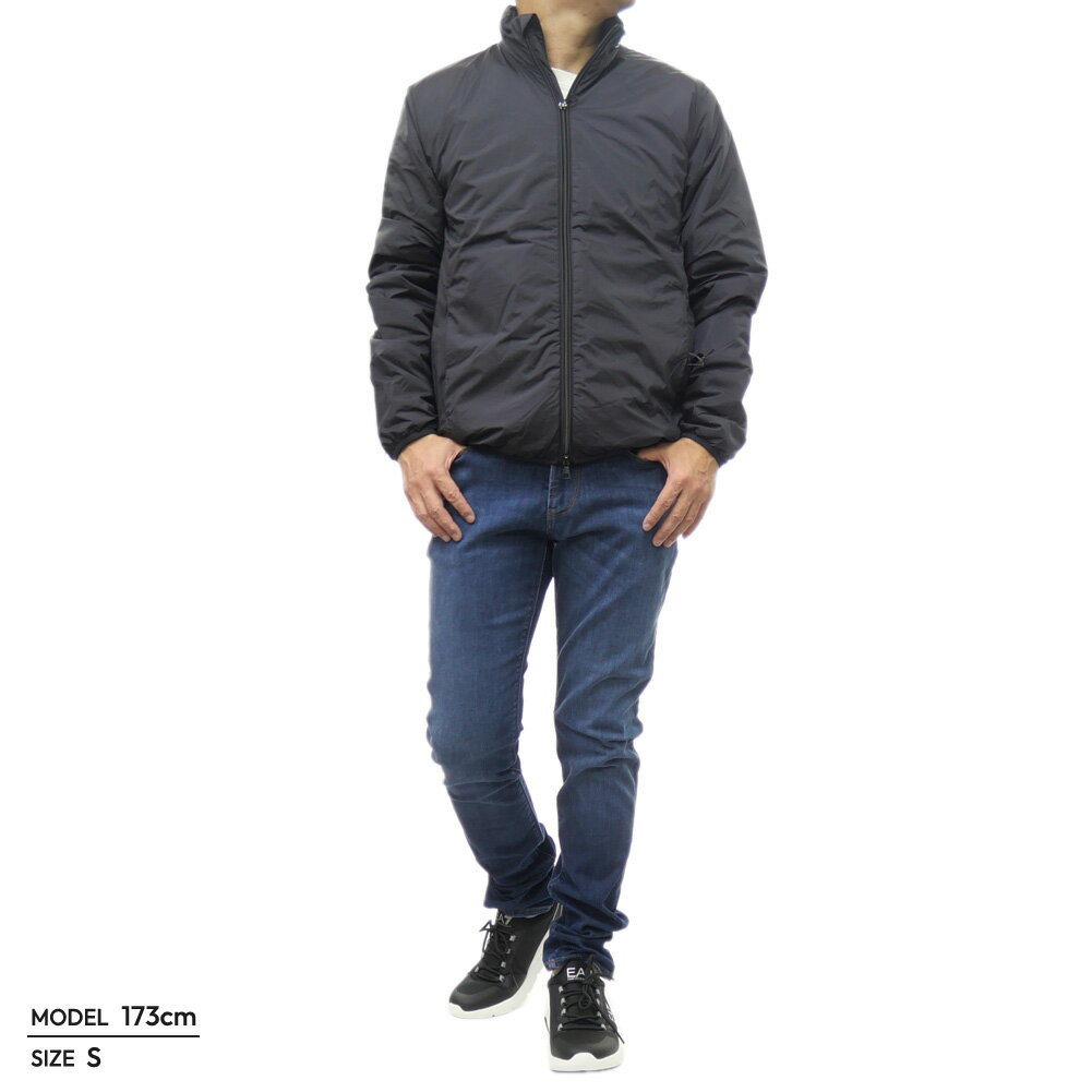 EMPORIO ARMANI エンポリオアルマーニ EA7 中綿ブルゾン 6DUB03 PNHXZ メンズ ブラ...