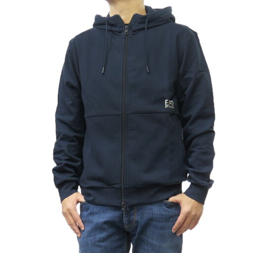 EMPORIO ARMANI エンポリオアルマーニ EA7 ジップアップパーカー 7M000001 AF11971 メンズ ネイビー EMPORIO ARMANI エンポリオアルマーニ EA7 ジップアップパーカー 7M000001 AF11971 メンズ ネイビー