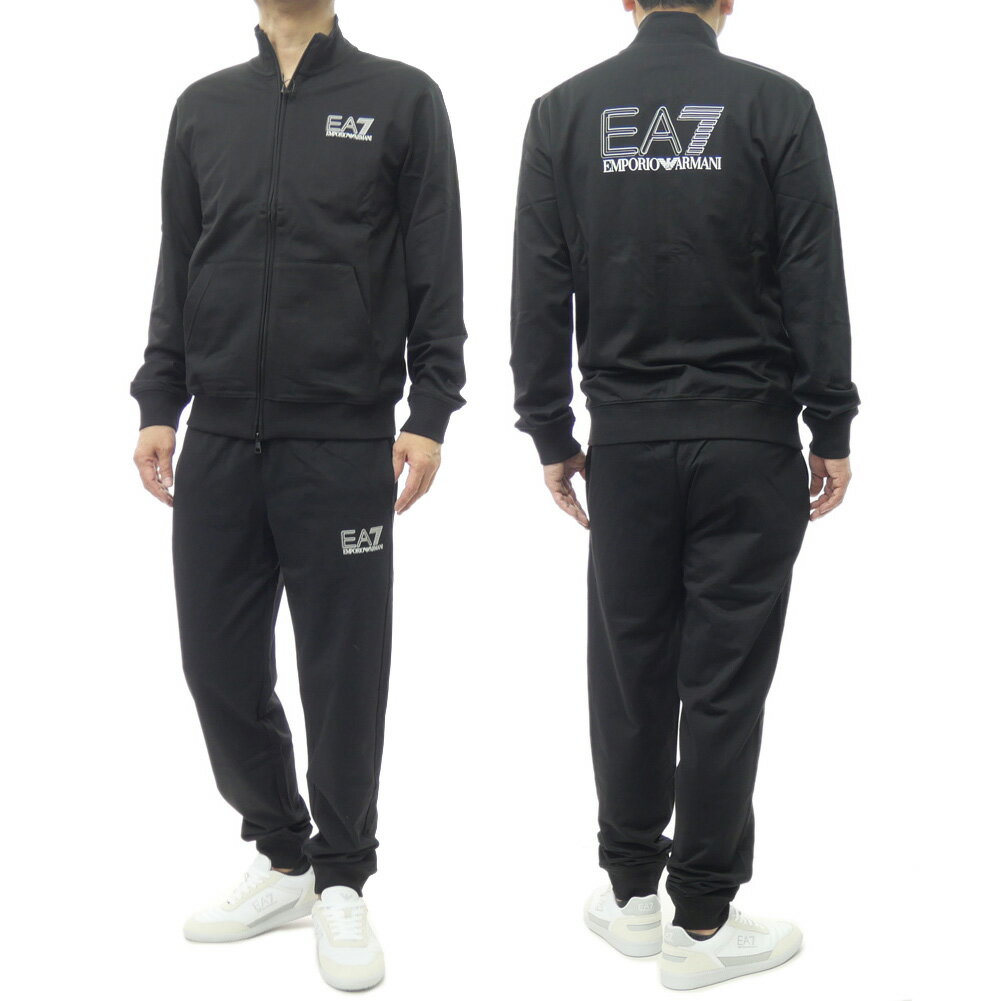 EMPORIO ARMANI エンポリオアルマーニ EA7 セットアップ 7M001318 AF13512 メンズ ブラック 2026春夏新作