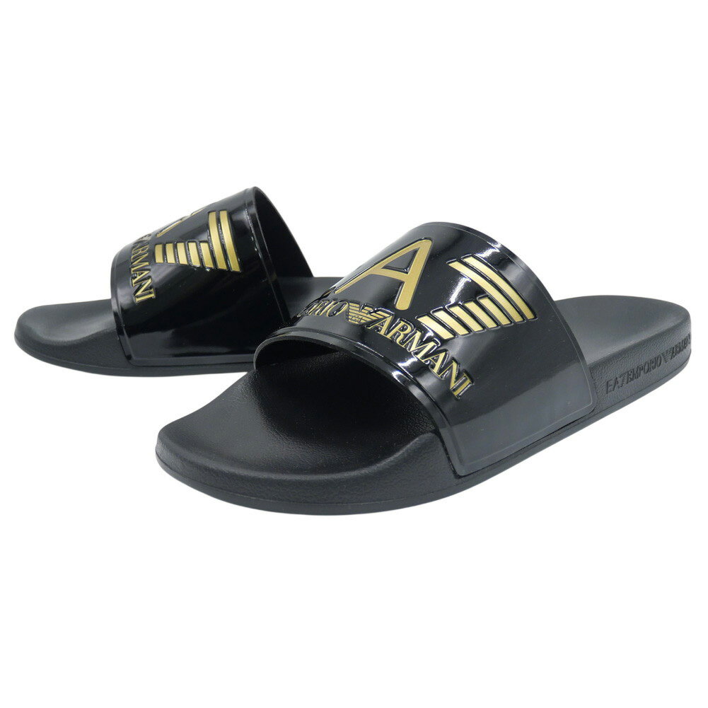 ★EA7 EMPORIO ARMANI クロッグサンダル★ ブラック人気商品★ EMPORIO ARMANI エンポリオアルマーニ EA7 メンズクロッグサンダル