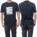 (エンポリオアルマーニ)EMPORIO ARMANI メンズクルーネックTシャツ 3R1TDE 1JPZZ ネイビー