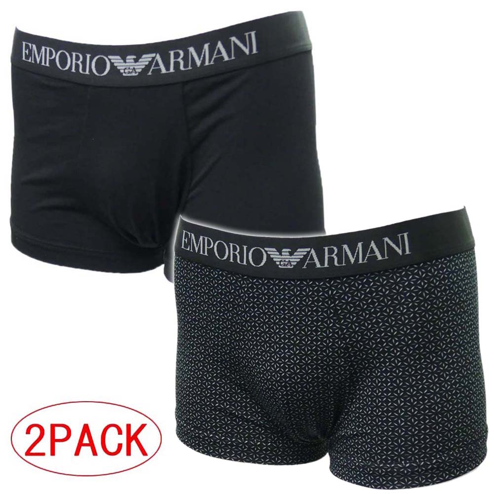 (エンポリオアルマーニアンダーウェア)EMPORIO ARMANI UNDERWEAR メンズボクサーパンツ 111210 3R504 ブラック