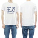(エンポリオアルマーニスイムウェア)EMPORIO ARMANI SWIMWEAR メンズクルーネックTシャツ 211818 3R468 ホワイト