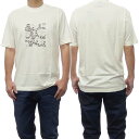 (エンポリオアルマーニ)EMPORIO ARMANI メンズクルーネックTシャツ 3D1TG3 1JPZZ アイボリー /2024春夏新作