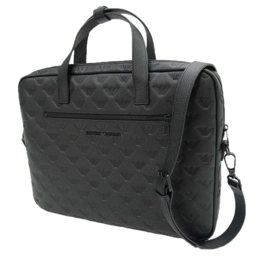 (エンポリオアルマーニ)EMPORIO ARMANI メンズビジネスバッグ Y4P358 Y142V ブラック /2024春夏新作