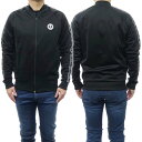 (フレッドペリー)FRED PERRY メンズジップスウェット J5555 / REFLECTIVE BOMBER NECK TRACK ブラック