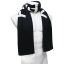 FRED PERRY フレッドペリー ニット マフラー C6142 OVERSIZED BRANDED SCARF メンズ ブラック