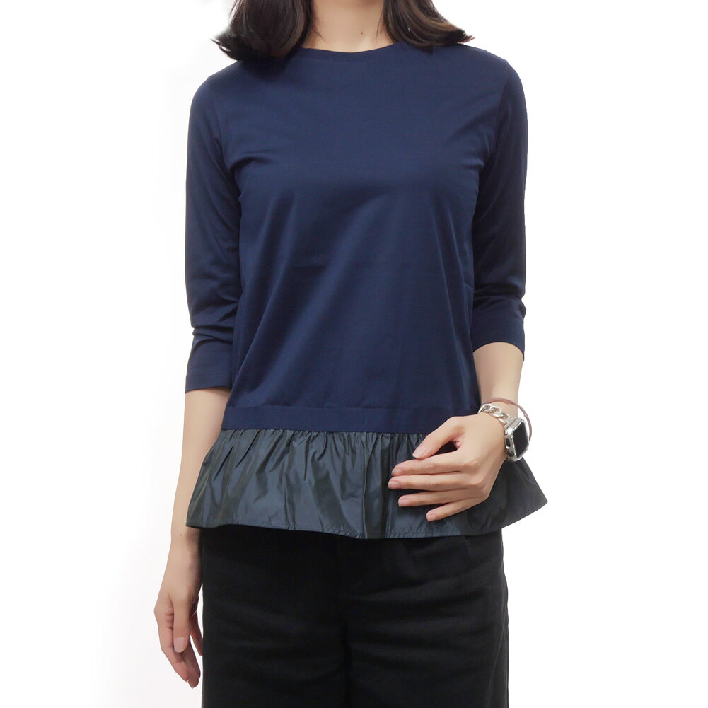 Rakuten - HERNO ヘルノ ペプラムトップス JG000224D 52066 レディース ネイビー