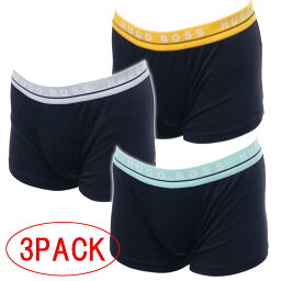 HUGO BOSS (ヒューゴボス)HUGO BOSS アンダーウェア メンズボクサーパンツ 3PACK 50458488 10237826 / Trunk 3P CO/EL ブラック