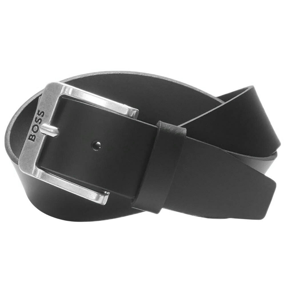 HUGO BOSS ヒューゴボス レザー ベルト 50512795 10249289 Jemio_Sz40 メンズ ブラック
