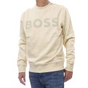 HUGO BOSS ヒューゴボス メンズトレーナー 50487133 10244192 WeBasicCrew クリーム 2025秋冬新作
