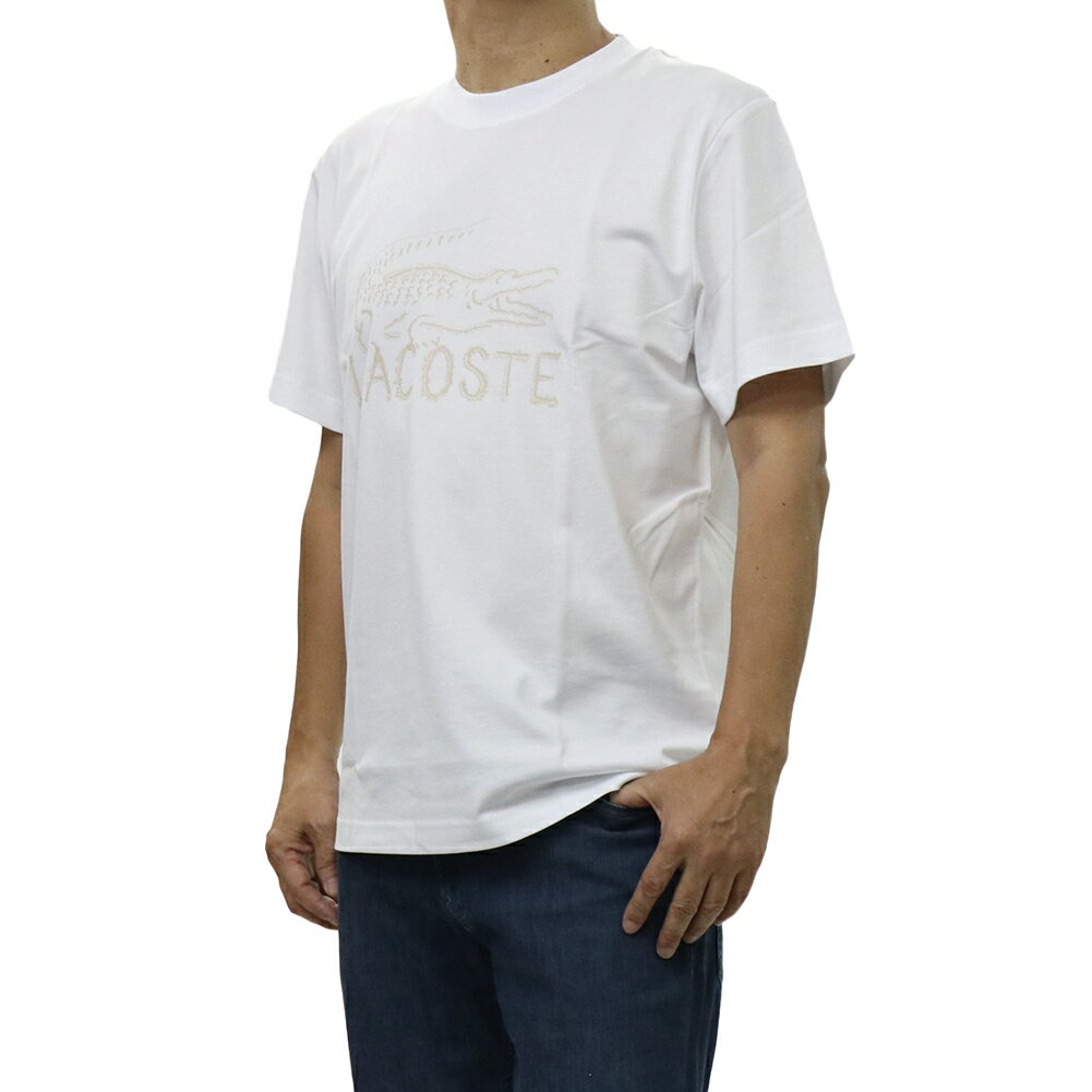 Rakuten - LACOSTE ラコステ クルーネック Tシャツ TH1427 メンズ ホワイト