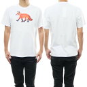 (]Lcl)MAISON KITSUNE YN[lbNTVc KM00105KJ0008 / WILD FOX CLASSIC TEE-SHIRT zCg