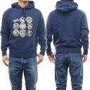 (メゾンキツネ)MAISON KITSUNE メンズプルオーバーパーカー LM00711KM0307 / IVY LEAGUE COMFORT HOODIE ネイビー