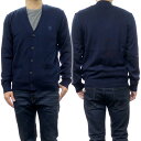 MAISON KITSUNE メゾンキツネ メンズ ニットカーディガン MM0050KT1036 BOLD FOX HEAD PATCH REGULAR CARDIGAN ネイビー(4)