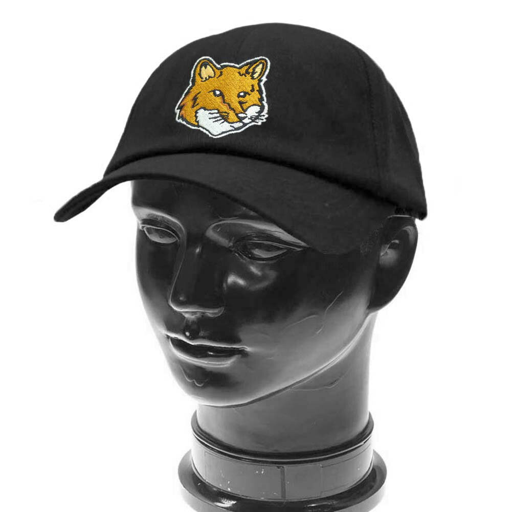 MAISON KITSUNE ᥾󥭥ĥ å MM06103 WW0096 LARGE FOX HEAD 6P CAP  ֥...