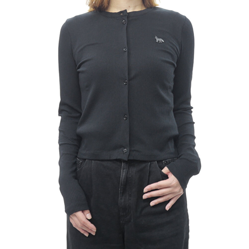 TRE STYLE㤨MAISON KITSUNE ᥾󥭥ĥ ǥ ǥ PW00512 KJ0134 / RIBBED BABY FOX CARDIGAN ֥å 2025߿פβǤʤ22,000ߤˤʤޤ