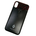 (マルセロバーロン)MARCELO BURLON iPhone X/XS対応ケース GEOMETRIC WINGS X CASE / CMPA007F19008079 ブラック×レッド
