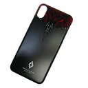 (マルセロバーロン)MARCELO BURLON iPhone XS Max対応ケース GEOMETRIC WINGS XS MAX CASE / CMPA012F19008079 ブラック×レッド