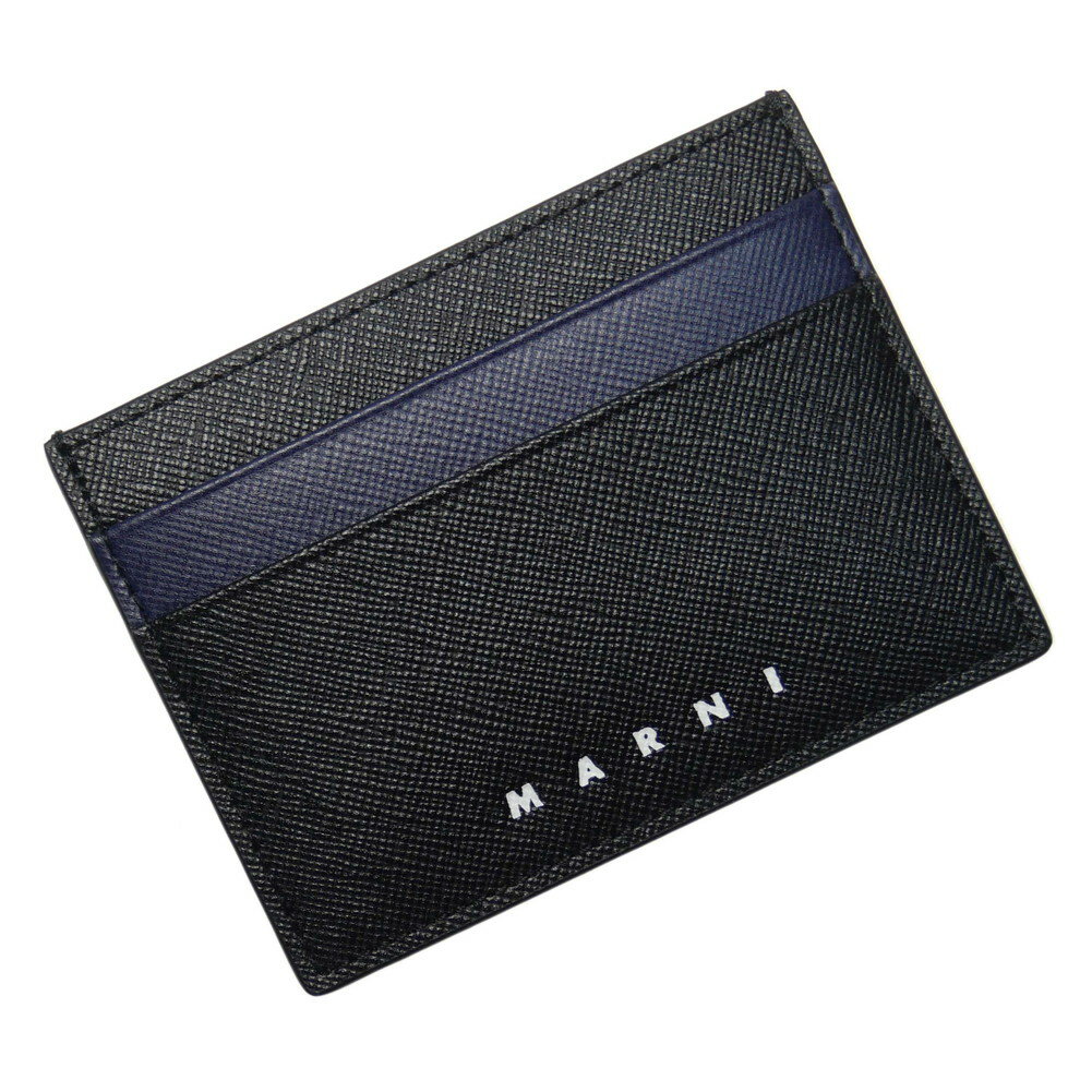 (マルニ)MARNI メンズカードケース PFMI0002L4 LV520 ブラック